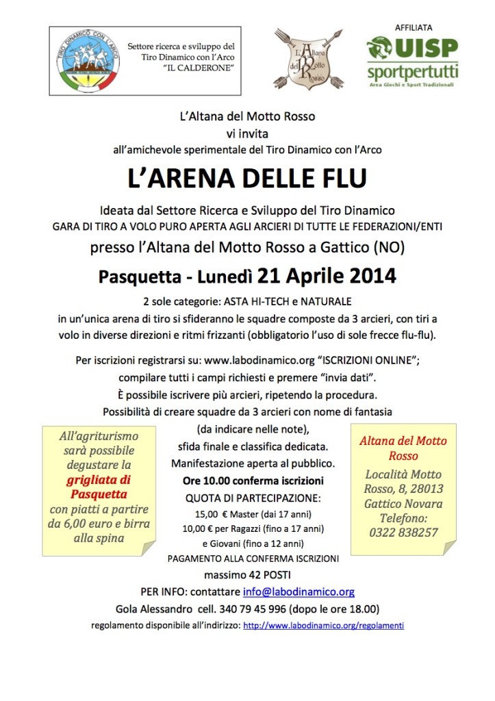 Volantino Arena delle Flu 2014-04-21