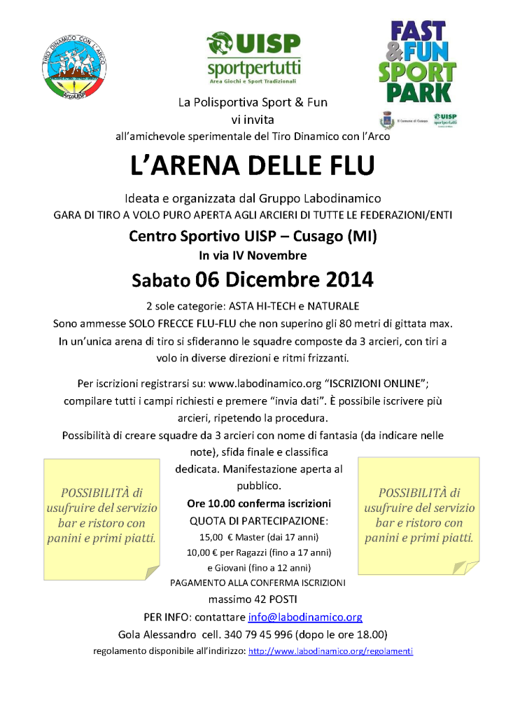 Volantino Arena delle Flu 2014-12-06