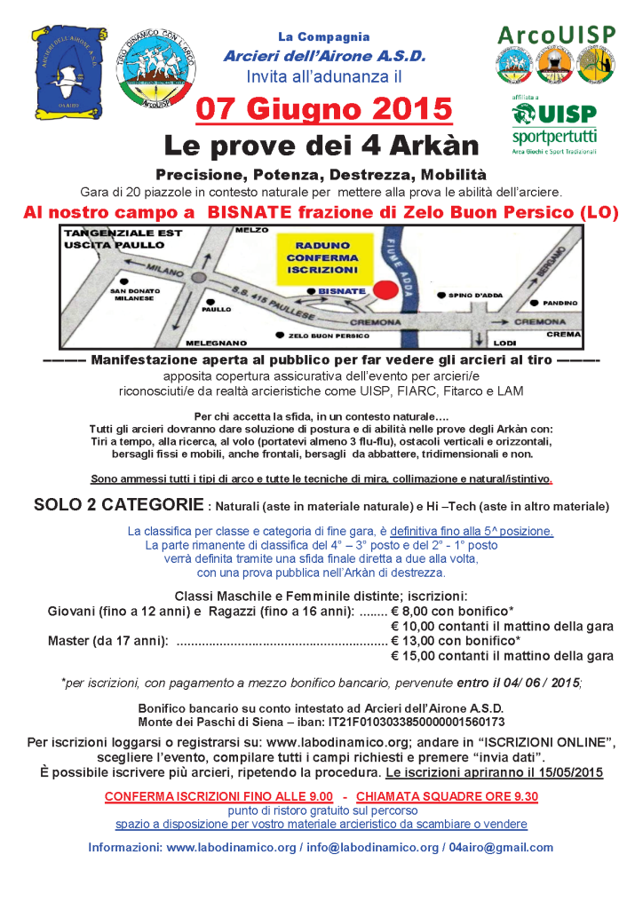 20150607 - Volantino Le prove dei  4 Arkàn